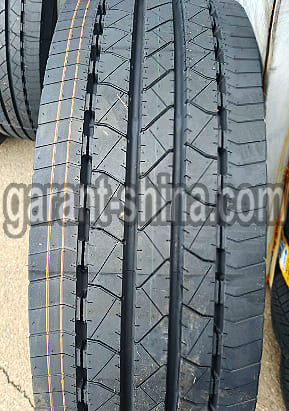 Goodyear KMax S Gen-3 (рулевая) 315/70 R22.5 156/150L 20PR HL - Фото реального протектора вблизи